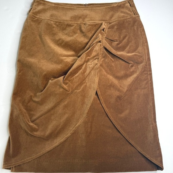 Sao Paulo Dresses & Skirts - Vintage Sao Paulo Knee Length in Cognac Size 4